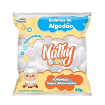 Algodão Em Bola 40g Nathy Baby Algodão Em Bola 40g Nathy Baby