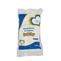 Algodão em Quadradinhos IsaBaby para Higiene do Bebê 100g