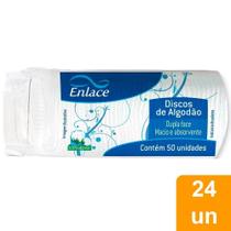 Algodão Enlace Disco 24 Embalagens com 50 Unidades Algodão Enlace Disco 24 Embalagens com 50 Unidades