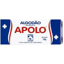 Algodão Hidrófilo 100g - 10 unidades - Apolo Algodão Hidrófilo 100g - 10 unidades - Apolo