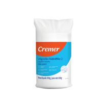 Algodão Hidrófilo 500 G Cremer Pacote 100 % Algodão 1 Un