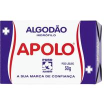 Algodão Hidrófilo 50g - 20 unidades - Apolo