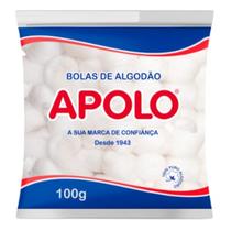 Algodão Hidrofilo Apolo Bola 100g Algodão Hidrofilo Apolo Bola 100g