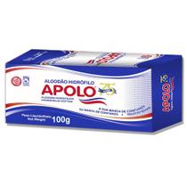 Algodão hidrófilo apolo com 100g