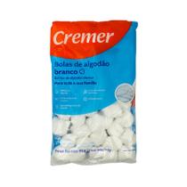 Algodão Hidrofilo Bolas Pct 95 GR Cremer Algodão Hidrofilo Bolas Pct 95 GR Cremer