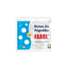 Algodão Hidrófilo em Bolas 50g - FAROL