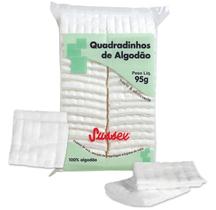 ALGODÃO HIDRÓFILO QUADRADINHO P/ SKIN CARE 95g SUSSEX