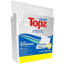 Algodao hidrofilo quadrado filera dupla 100 un topz