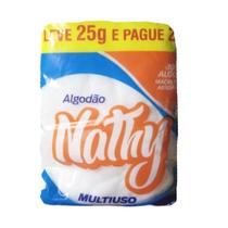 Algodão Macio E Super Absorvente Pacote 25g Nathy