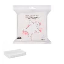 Algodão para limpeza facial - 240 peças - urso sem curso polar Algodão para limpeza facial - 240 peças - urso sem curso polar