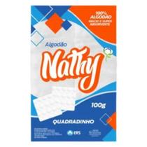 Algodão Quadradinho 100g Macio e Super Absorvente - Nathy