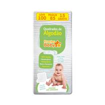 Algodão Quadrado (100 Unidades) - ProcterBaby
