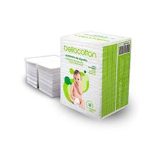 Algodão quadrado bebê bellacotton 50 unidades Algodão quadrado bebê bellacotton 50 unidades