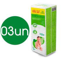 Algodao Quadrado Bellacotton Bebe Kit com 03 und