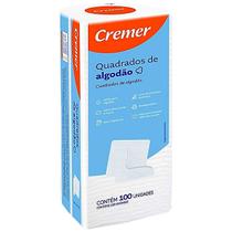 Algodão Quadrado Cremer Sem Perfume - 100 unidades