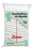 Algodão Quadrado Hidrófilo Higienização/cuidados 95 Gramas Algodão Quadrado Hidrófilo Higienização/cuidados 95 Gramas