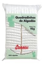 Algodão Quadrado Hidrófilo Higienização/cuidados 95 Gramas