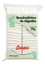 Algodão Quadrado Sussex 95 Gr - Kit C/ 3 Pacotes