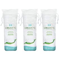 Algodão redondo orgânico 100% algodão orgânico biodegradável de 120 quilates Algodão redondo orgânico 100% algodão orgânico biodegradável de 120 quilates