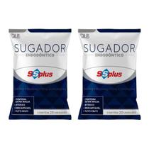 Algodão Rolete Odontológico SSPlus 02 Pacotes 200 Unidades