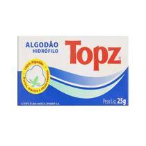 Algodão Topz Disco 25g Hidrófilo Puro Macio para Bebês e Cosméticos