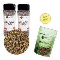 Alho, Cebola E Salsa Kit 2 Pote Com Dosador + Refil 35G Alho, Cebola E Salsa Kit 2 Pote Com Dosador + Refil 35G