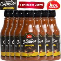 Alho Cremoso Picante Com Ervas Finas Suave Churrasco 200ml Bahia Premium 8Unid