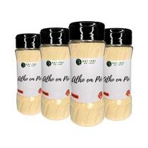 Alho Em Pó Qualidade Superior Kit 4 Pote Com Dosador 55G Alho Em Pó Qualidade Superior Kit 4 Pote Com Dosador 55G