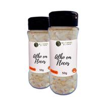 Alho Flocos Premium Alta Qualidade Kit 2 Pote Dosador 40G