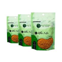 Alho Frito 100% Orgânico Kit 3 Qualidade Premium Pouch 50G Alho Frito 100% Orgânico Kit 3 Qualidade Premium Pouch 50G