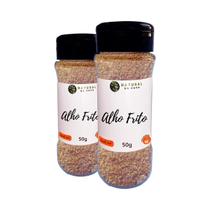 Alho Frito Kit 2 Qualidade Premium Pote Com Dosador 50G Alho Frito Kit 2 Qualidade Premium Pote Com Dosador 50G