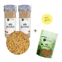 Alho Granulado Kit 2 Premium Pote Com Dosador + Refil 60G Alho Granulado Kit 2 Premium Pote Com Dosador + Refil 60G