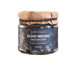 Alho Negro Descascado 100g - Alho Negro do Sítio