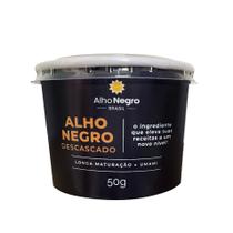 Alho Negro Descascado 50g (eco cup) - Alho Negro Brasil