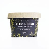 Alho Negro Descascado Artesanal 50g - Alho Negro do Sítio