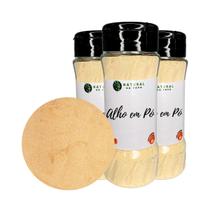 Alho Selecionado Em Pó Pote Com Dosador Kit 3 Premium 55G Alho Selecionado Em Pó Pote Com Dosador Kit 3 Premium 55G