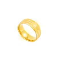 Aliança 6mm Ouro 18K Casamento Anel Compromisso Tungstênio