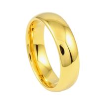 Aliança 8mm Banhada Ouro 18k Compromisso Casamento Noivado Casal Tradicional Anatômica Luxo