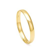 Aliança Abaulada Lisa 3MM em Ouro 18K - AU11508 Aliança Abaulada Lisa 3MM em Ouro 18K - AU11508