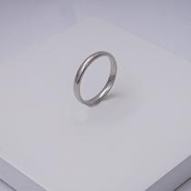 Aliança Aço Inox Prateado Unissex 3mm