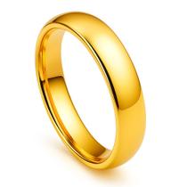 Aliança Casamento Ouro 18k 4mm Noivado Casal Tradicional Anatômica Luxo