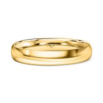 Aliança Como em ouro 18k 4mm