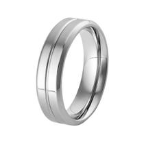 Aliança de Aço Vita Lisa Polida 6mm