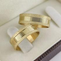 Aliança de Casamento Ouro 18K 6mm 12 gramas retas Tradicional Dorcas Aliança de Casamento Ouro 18K 6mm 12 gramas retas Tradicional Dorcas