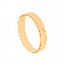 Aliança de Casamento Ouro 18k Trabalhada 4 mm Aliança de Casamento Ouro 18k Trabalhada 4 mm