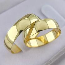 Aliança de Casamento Tradicional Aerin Ouro 18K 6mm