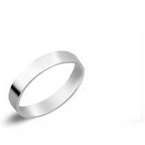 Aliança De Compromisso Lisa Em Prata 950 - 5 Mm (Preço de unidade) Reta