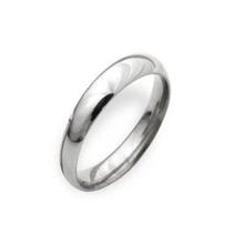 Aliança de namoro anel de compromisso rommanel aço anatômica unissex 210024