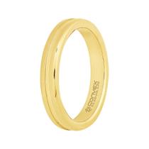 Aliança de Namoro Aton *Deus do Sol 3.45mm Gold IPG