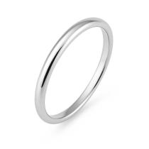 Aliança de Namoro Prata 3mm Namorados Compromisso União Tradicional